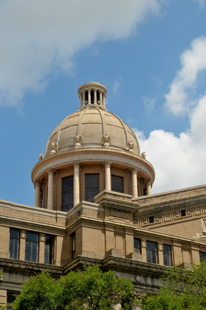 Harris County Texas courthouse in Houston